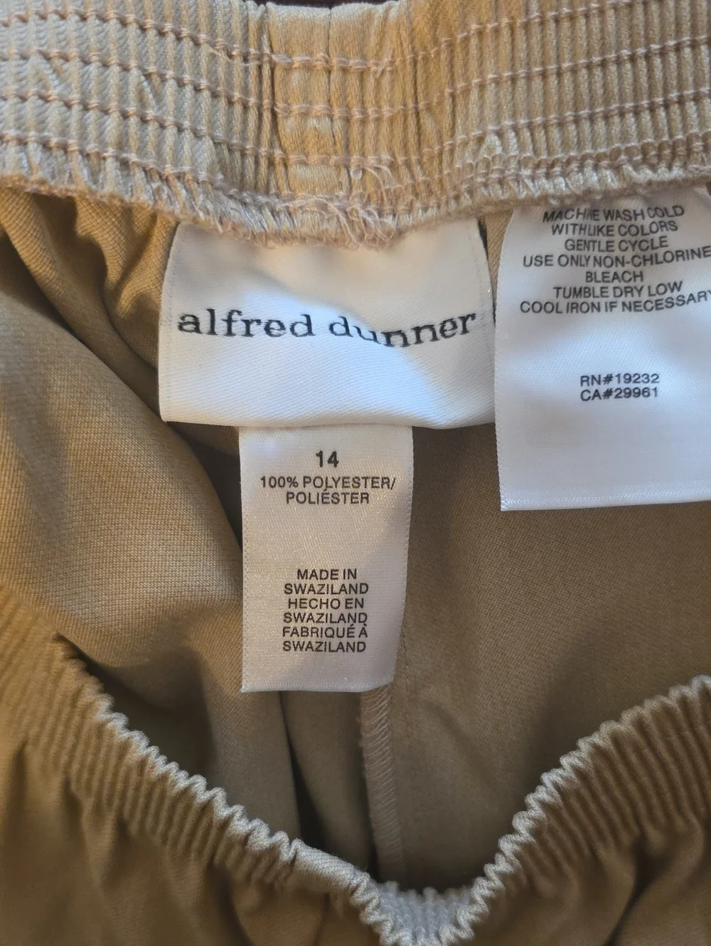 Alfred Dunner sheer fully